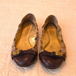 Coach ballet flats